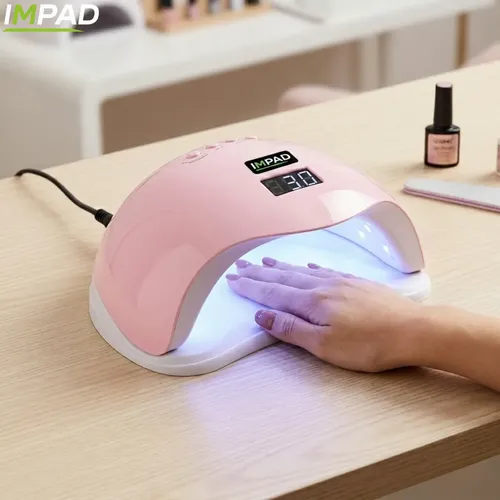 Cabina Secador De Uñas Led Uv 48w Con Sensor Reloj Digital