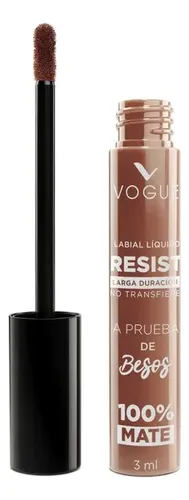 Labial Vogue A Prueba De Besos Resist color cálida mate
