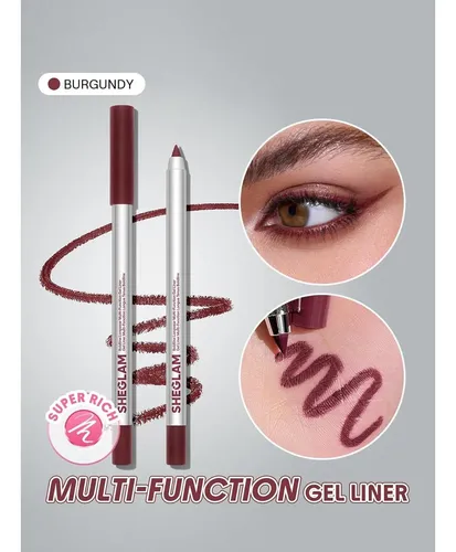 Lápiz Gel Burgundy De Sheglam Boldline