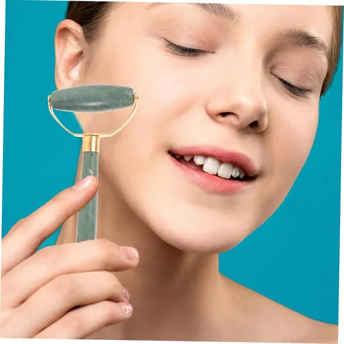 Rodillos De Jade Portátiles Para Masaje Y Cuidado Facial