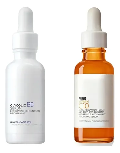 Cuidado Facial Glicolico Vitamina C12 Antioxidante Renovador