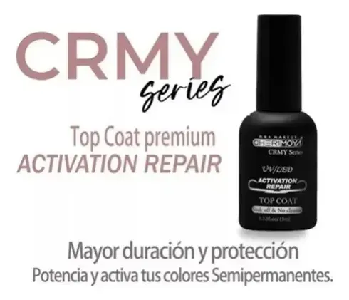 Top Coat Activador De Color Cherimoya Con Extra Brillo, 15 M