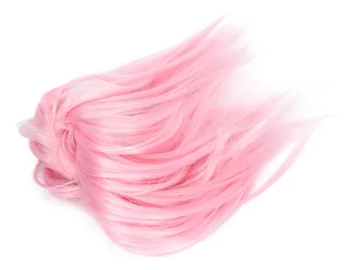 Peluca De Pelo Tousled Updo Messy Bun Ajustable, Elástica Na