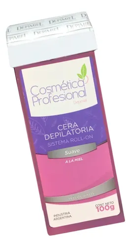 Cera Depilatoria Roll-on Suave 100grs Cosmética Profesional