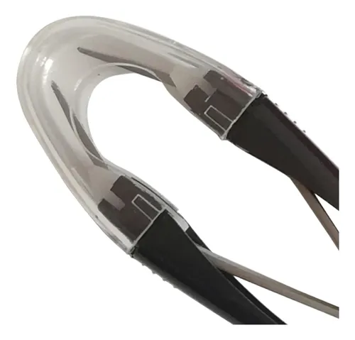 2 Pinzas Para Cejas Punta Inclinada Desplumado Clip De Negro