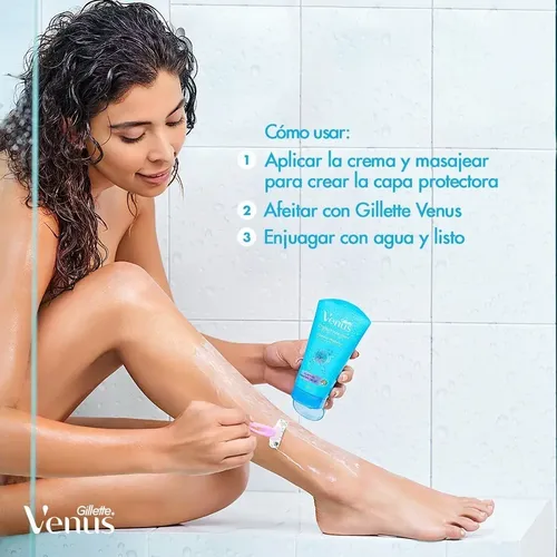 Venus Crema De Afeitar Mujer Con Aceite De Almendras 150ml