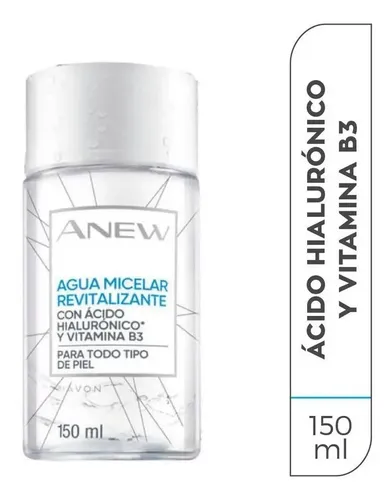 Avon Anew Agua Micelar Revitalizante Con Acido Hialurónico