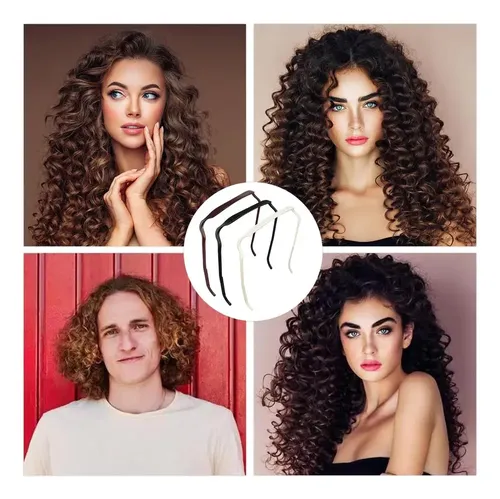 Xh Diadema De Pelo Rizado, 3 Unidades, Diadema Rizada,