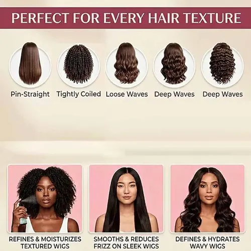 Lightweight No-rinse Nourishing Wig Spray, 55ml Wig