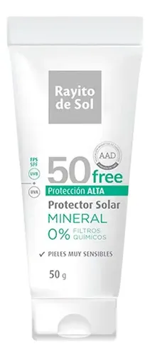 Rayito De Sol Mineral Protector Solar Fps 50 X 50g