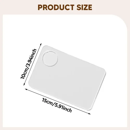 Paleta De Maquillaje Portátil Rectangular Para Cosméticos De