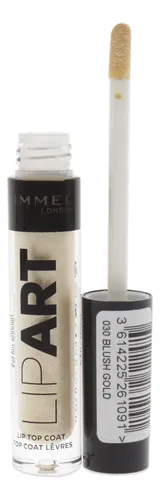 Labial Líquido Rimmel London Lip Art Brillante en Tono Dorado