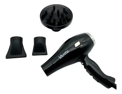 Vanta Secador De Pelo 10000 Profesional +difusor 2200w Negro
