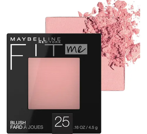 Rubor Maybelline Fit Me En Rosa/rosa Claro (2 Tonos)