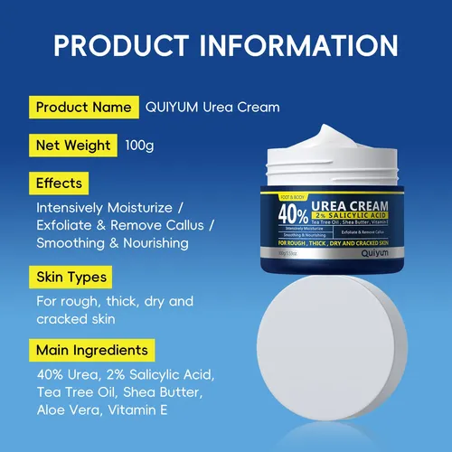 Crema De Urea 40% Quiyum 100g – Repara Talones Y Callos
