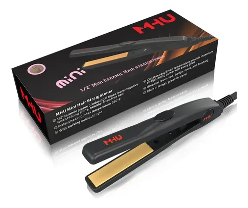 Mini Plancha De Pelo Para Flequillo Corto, Cerámica Portátil