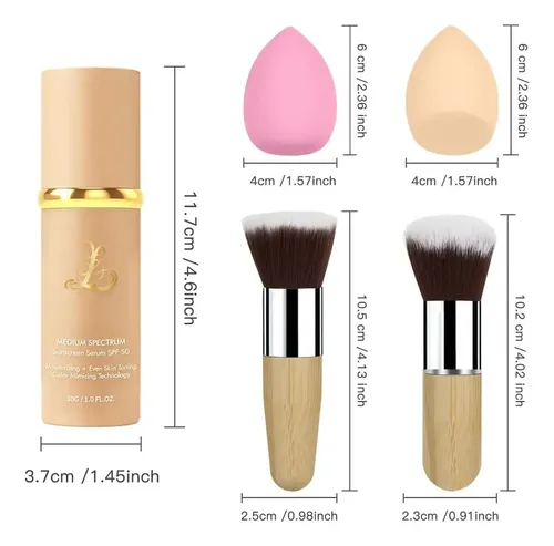 The Lowest Pricebase De Maquillaje Líquida Con Brochas Y Es