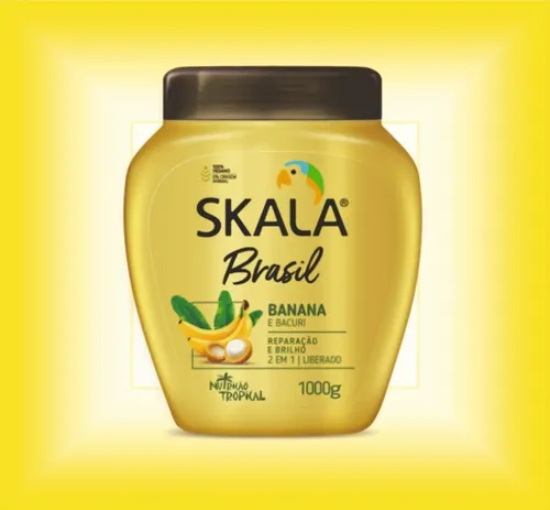 Mascara Capilar 2 En 1 Banana E Bacuri 1000g Skala