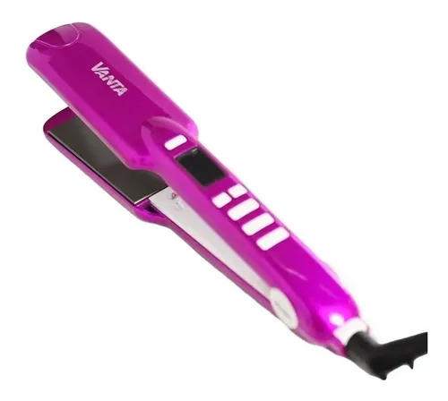 Planchita De Pelo Alisadora Vanta Titanium Violeta 220v 9c