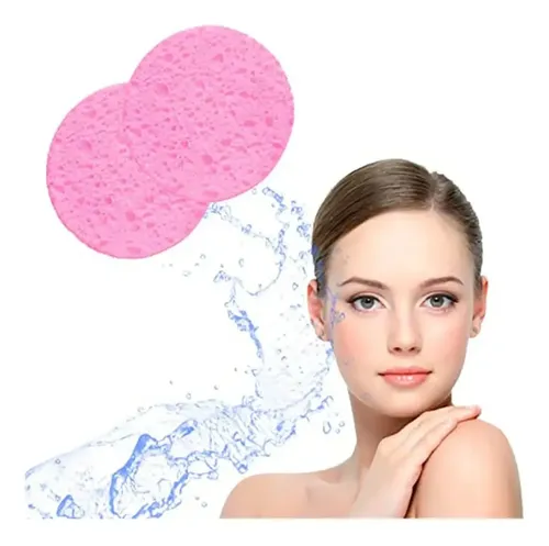 Pack 4 Unids Esponja Facial Exfoliante Desmaquilladora Suave