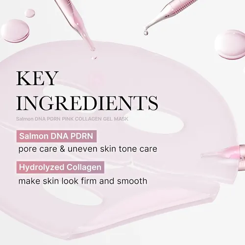 Mascarilla De Colageno Pdrn Pink Collagen Gel Mask Coreana