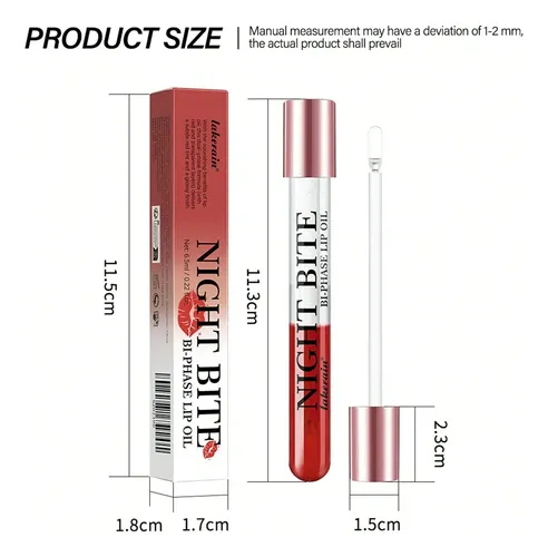 Two-in-one Lip Oil And Lip Balm, Tinted Lipstick