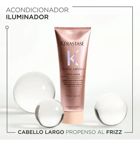 Kit Kerastase Gloss Absolu Rutina Completa + Bolso Regalo
