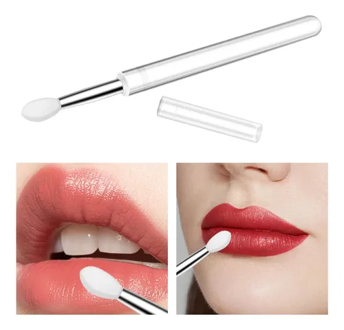 Pincel Para Labios, Aplicador De Lápiz Labial Con Cubierta,