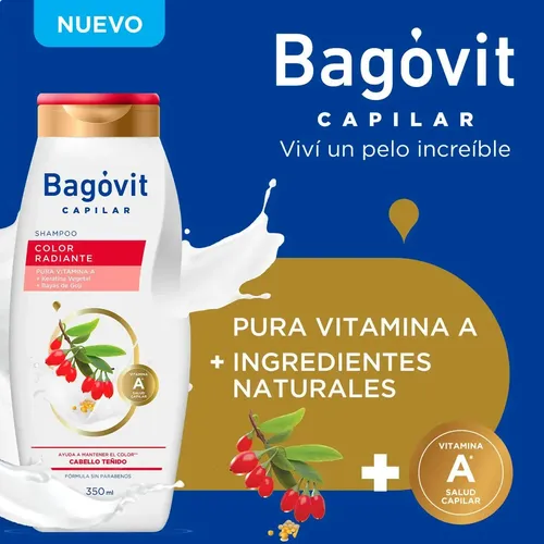 Bagóvit Capilar Color Radiante Shampoo X 350 Ml