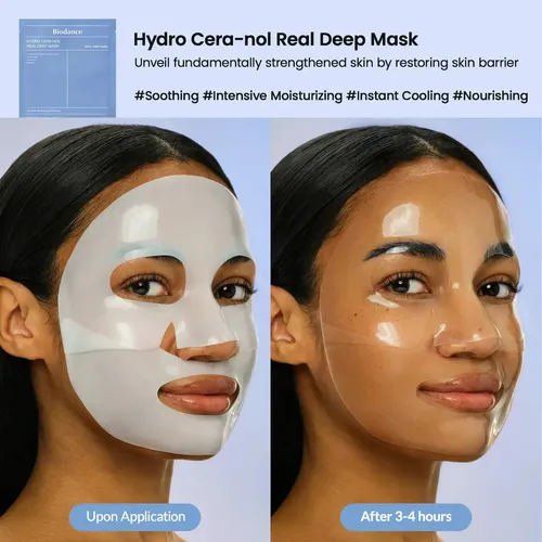 Mascarilla Facial Biodance Real Deep Mask 136g Piel Todo X4