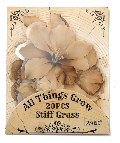 Sticker Adhesivo Flores Secas X 20 Un