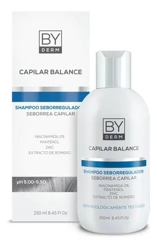 By Derm Shampoo Seborregulador Capilar Balance 250 Ml