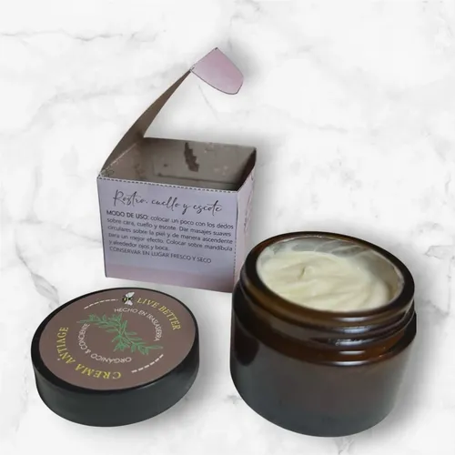 Crema Antiage, C/ Colágeno Y A Hialurónico. P. Natural 50 Ml