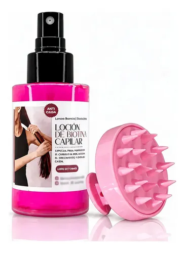 Vitamina Biotina X100 Cc, Cepillo Masajeador Anti-quiebre