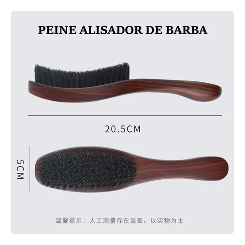 Cepillo Para Cabello De Hombre Con Cerdas De Cerdo