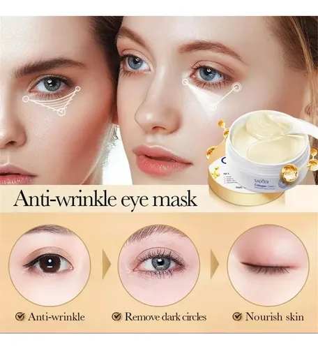 Parches Hidrogel Para Ojeras  Antiedad De Colágeno Todo Tipo Todo Tipo De Piel Día/noche