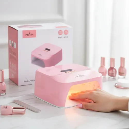 Cabina Sirena A10 Uv/led Paris Night 48w Manicura Uñas Rosa