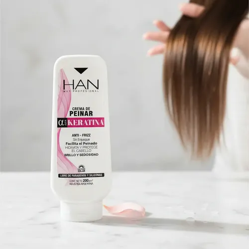 Han Crema De Peinar Keratina Antifrizz Brillo Y Suavi 200 Gr