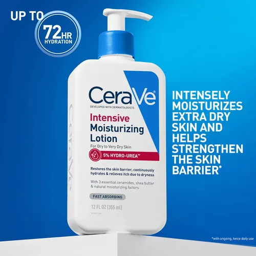 Loción Hidratante Intensiva Cerave, 16 Oz, No Grasosa