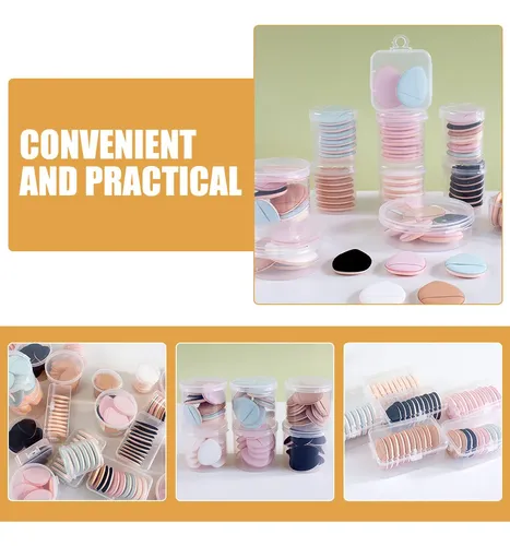 Esponjas De Maquillaje Powder Puff 12 Piezas