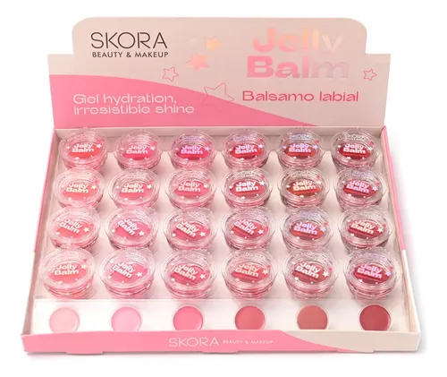 Balsamo Labial Hidratante Skora 6 Tonos Gel Hidratacion Balm