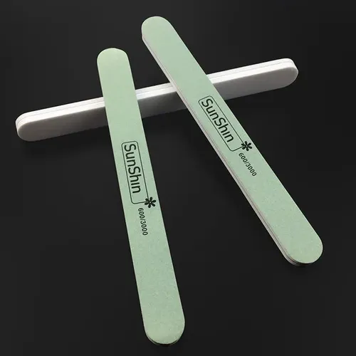 20 Limas Uñas Doble Cara Grano 600/3000