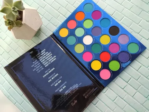 Paleta 24 Sombras Neón Mate Satín City Of Neon Lights Rude Cosmetics
