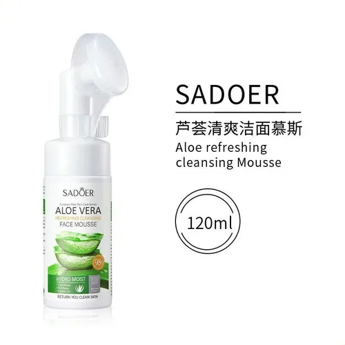 Mousse Limpiadora De Aloe Vera, Refrescante, Limpia En Profu