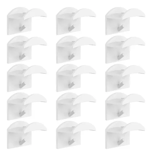 Set De 15 Ganchos Adhesivos Para Gorras, Sin Perforar,
