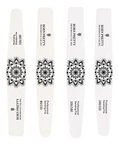 Born Pretty Limas Para Uñas Profesional X 4 Original