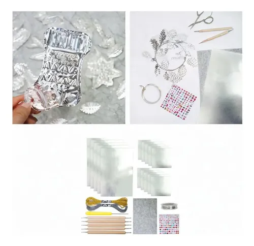 Kit De Láminas De Aluminio Para Manualidades, Pintura Artíst