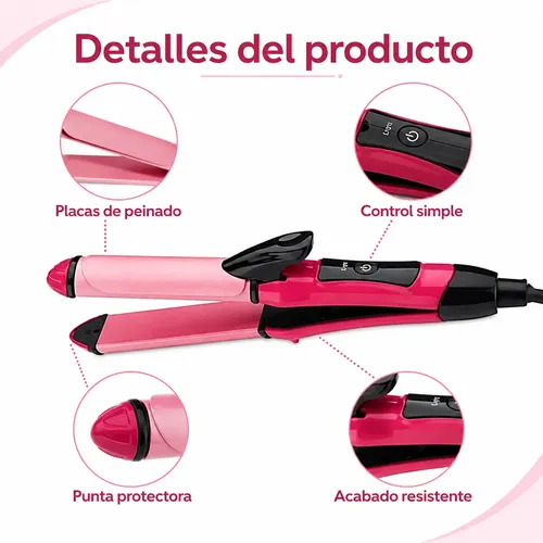 Pinzas Rizadoras Sin Daño Para Peinado Diario