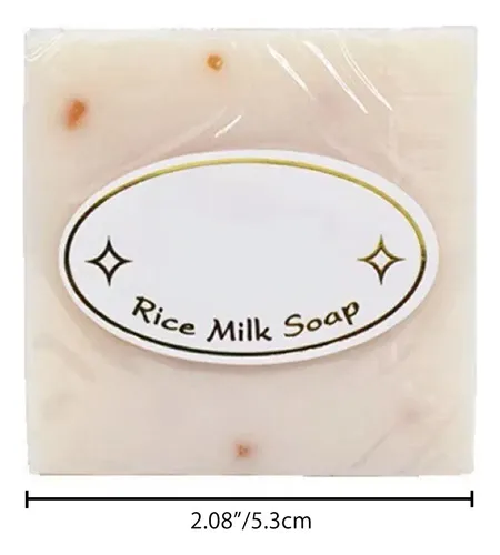 Jabón De Arroz Tailandés, 65 G, Limpieza Facial Y Corporal