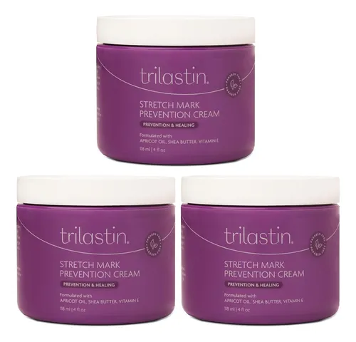 Crema Anti Estrías Trilastin Embarazo 3x118ml